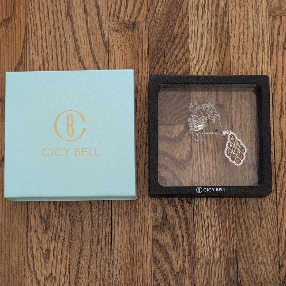 Cicy Bell Necklace with Pendant